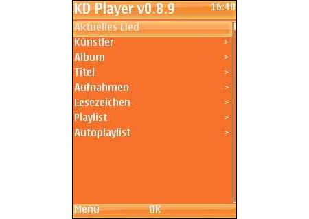 kd player  for java mobile